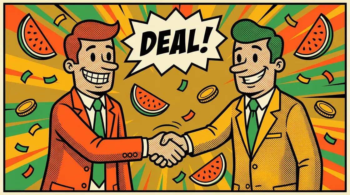 吃瓜网 商务合作漫画插图